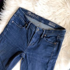 DARK WASH MADEWELL SKINNY JEANS